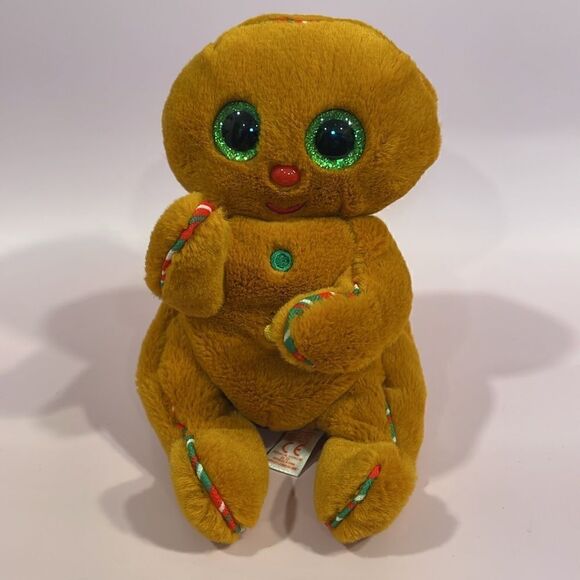 2022 Ty Beanie Bellies Crispin the Gingerbread Man Excellent Used Condition 8” - Picture 6 of 8